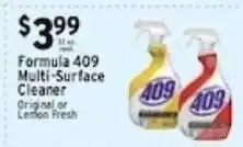 Met Foodmarkets Formula 409 Multi-Surface Cleaner offer