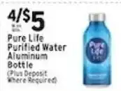 Met Foodmarkets Pure Life Purified Water Aluminum Bottle offer