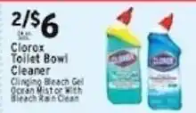 Met Foodmarkets Clorox toilet bowl cleaner offer
