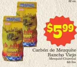 Supermercado Nuestra Familia Rancho Viejo Mesquite Charcoal offer