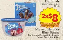 Supermercado Nuestra Familia Danimals Yogurt Smoothies offer