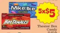 Supermercado Nuestra Familia Mike and Ike Berry Blast Theater Box Candy offer