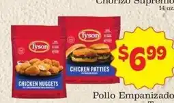 Supermercado Nuestra Familia Tyson chicken nuggets offer