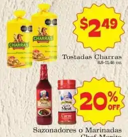 Supermercado Nuestra Familia Tostadas Charras offer