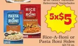 Supermercado Nuestra Familia Rice-A-Roni or Pasta Roni Sides offer