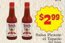 Supermercado Nuestra Familia Tapatio Salsa Picante offer