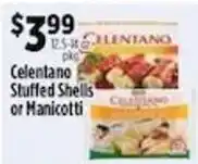 Pioneer Supermarkets Celentano Stuffed Shells or Manicotti offer