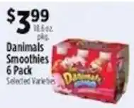 Pioneer Supermarkets Danimals Smoothies offer