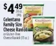 Pioneer Supermarkets Celentano Family Size Cheese Ravioli or Gluten-Free Cheese Ravioli offer