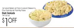 Family Fare Deli Salads offer