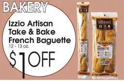 Family Fare Izzio Artisan Take & Bake French Baguette offer
