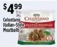 Pioneer Supermarkets Celentano Italian-Style Meatballs offer