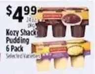 Pioneer Supermarkets Kozy Shack Pudding offer