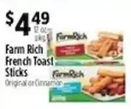 Pioneer Supermarkets Farm Rich French Toast Sticks offer