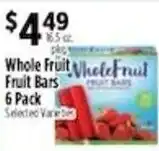 Pioneer Supermarkets Whole Fruit Fruit Bars offer