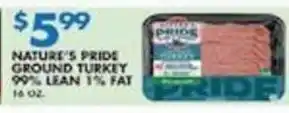Associated Nature's Pride ground turkey offer