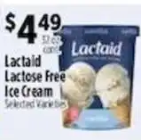 Pioneer Supermarkets Lactaid lactose free ice cream offer