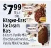 Pioneer Supermarkets Häagen-Dazs ice cream bars offer