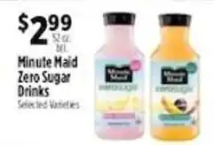 Pioneer Supermarkets Minute Maid Zero Sugar Drinks offer