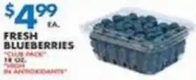 Associated Fresh Blueberries offer