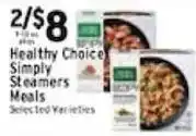 Met Foodmarkets Healthy Choice Simply Steamers Meals offer