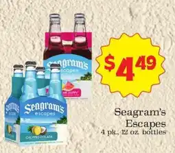 Supermercado Nuestra Familia Seagram's Escapes offer