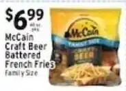 Met Foodmarkets McCain craft beer battered french fries offer