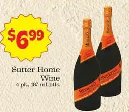 Supermercado Nuestra Familia Sutter Home Wine offer