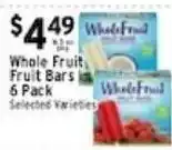 Met Foodmarkets Whole Fruit Fruit Bars offer