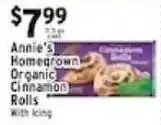 Met Foodmarkets Annie's Homegrown Organic Cinnamon Rolls With Icing offer
