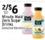 Met Foodmarkets Minute Maid Zero Sugar Drinks offer