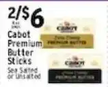 Met Foodmarkets Cabot Premium Butter Sticks offer