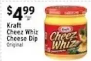 Met Foodmarkets Kraft Cheez Whiz Cheese Dip Original offer