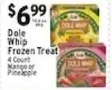 Met Foodmarkets Dole Whip Frozen Treat offer