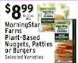 Met Foodmarkets Morningstar Farms Plant-Based Nuggets, Patties or Burgers offer
