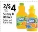 Met Foodmarkets Sunny D Drinks offer