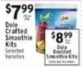 Met Foodmarkets Dole crafted smoothie kits offer