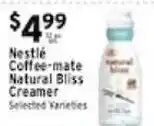 Met Foodmarkets Nestle Coffee-mate Natural Bliss Creamer offer