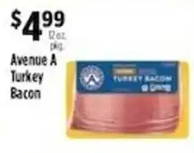 Pioneer Supermarkets Avenue A Turkey Bacon offer