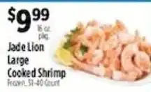 Pioneer Supermarkets Jade Lion large cooked shrimp offer