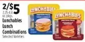 Pioneer Supermarkets Lunchables Lunch Combinations offer