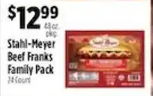 Pioneer Supermarkets Stahl-Meyer Beef Franks Family Pack offer