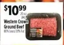 Pioneer Supermarkets Western Crown Ground Beef offer