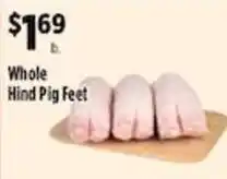Pioneer Supermarkets Whole Hind Pig Feet offer