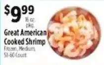 Pioneer Supermarkets Great American Cooked Shrimp offer