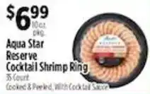 Pioneer Supermarkets Aqua Star Reserve Cocktail Shrimp Ring offer
