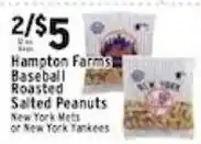 Met Foodmarkets Hampton Farms baseball roasted salted peanuts offer