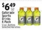 Met Foodmarkets Gatorade Sports Drinks offer