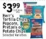 Met Foodmarkets Herr's Tortilla Chips, Popcorn, Pretzels or Potato Chips offer