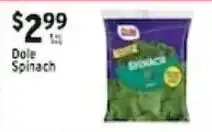 Met Foodmarkets Dole Spinach offer